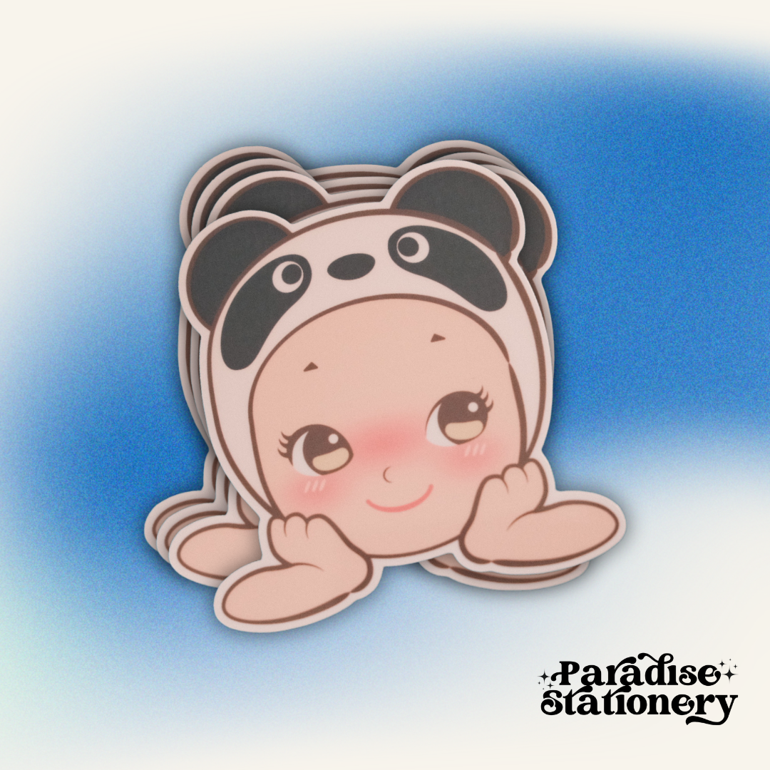 Panda Angel - Vinyl Sticker