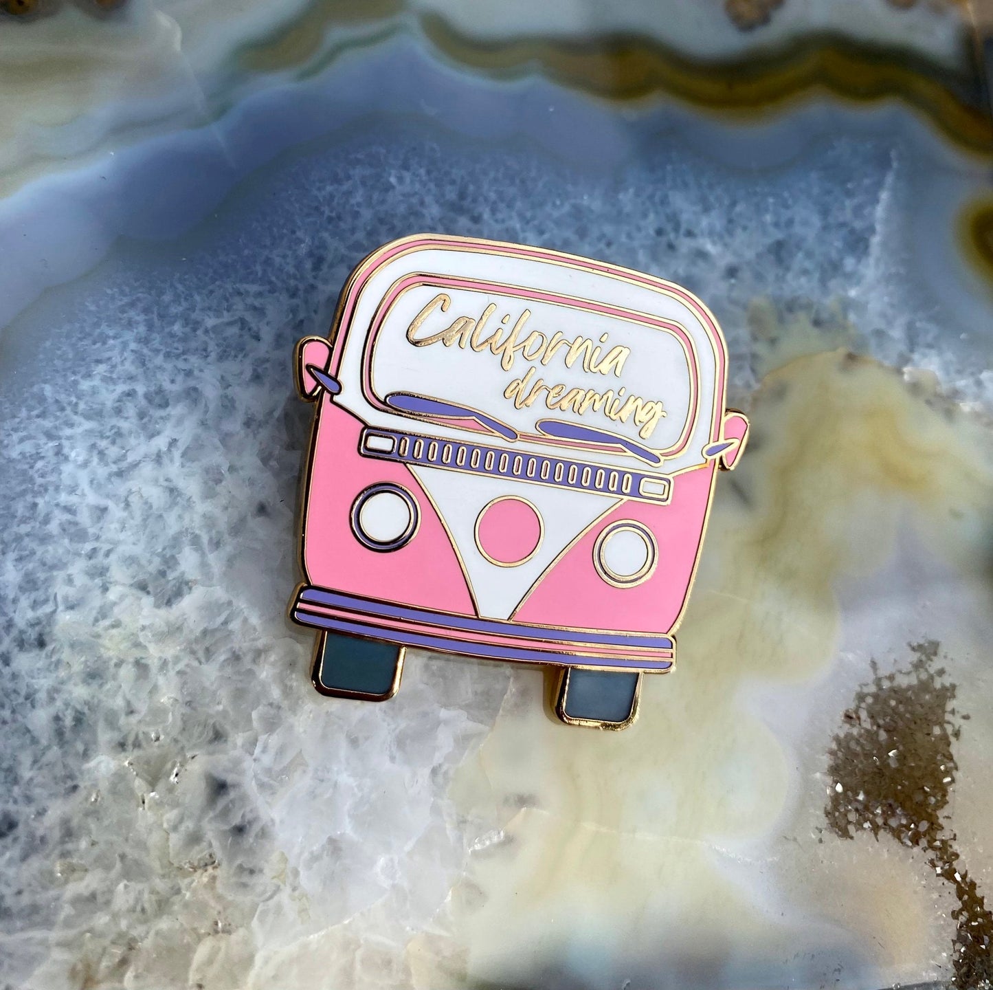 California Dreaming Bus Hard Enamel Pin