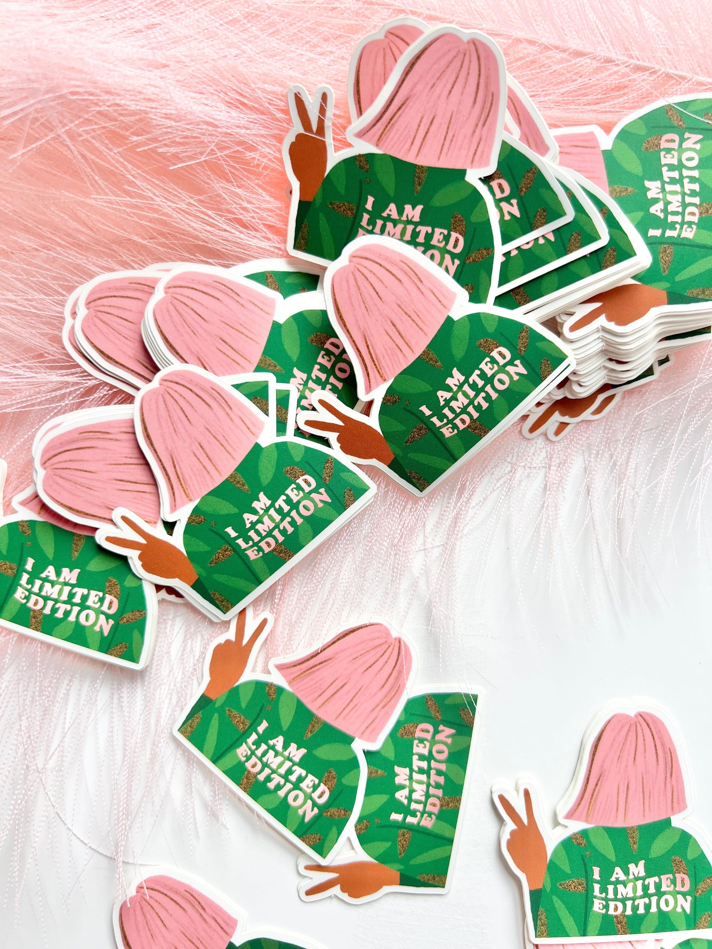 Female Empowerment I am Limited Edition Die Cut Sticker