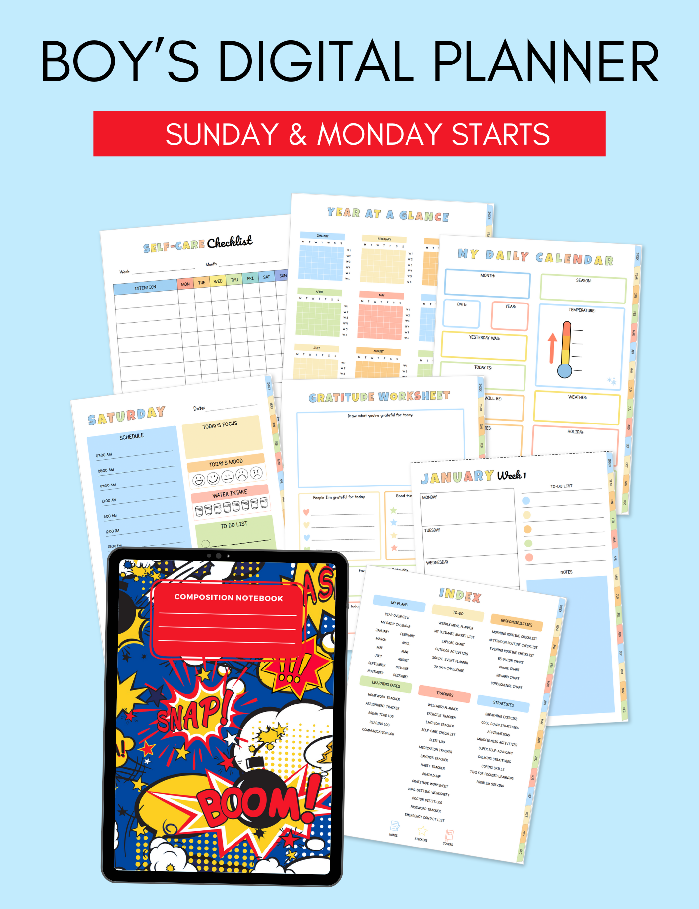 The Ultimate Kid's Digital Planner