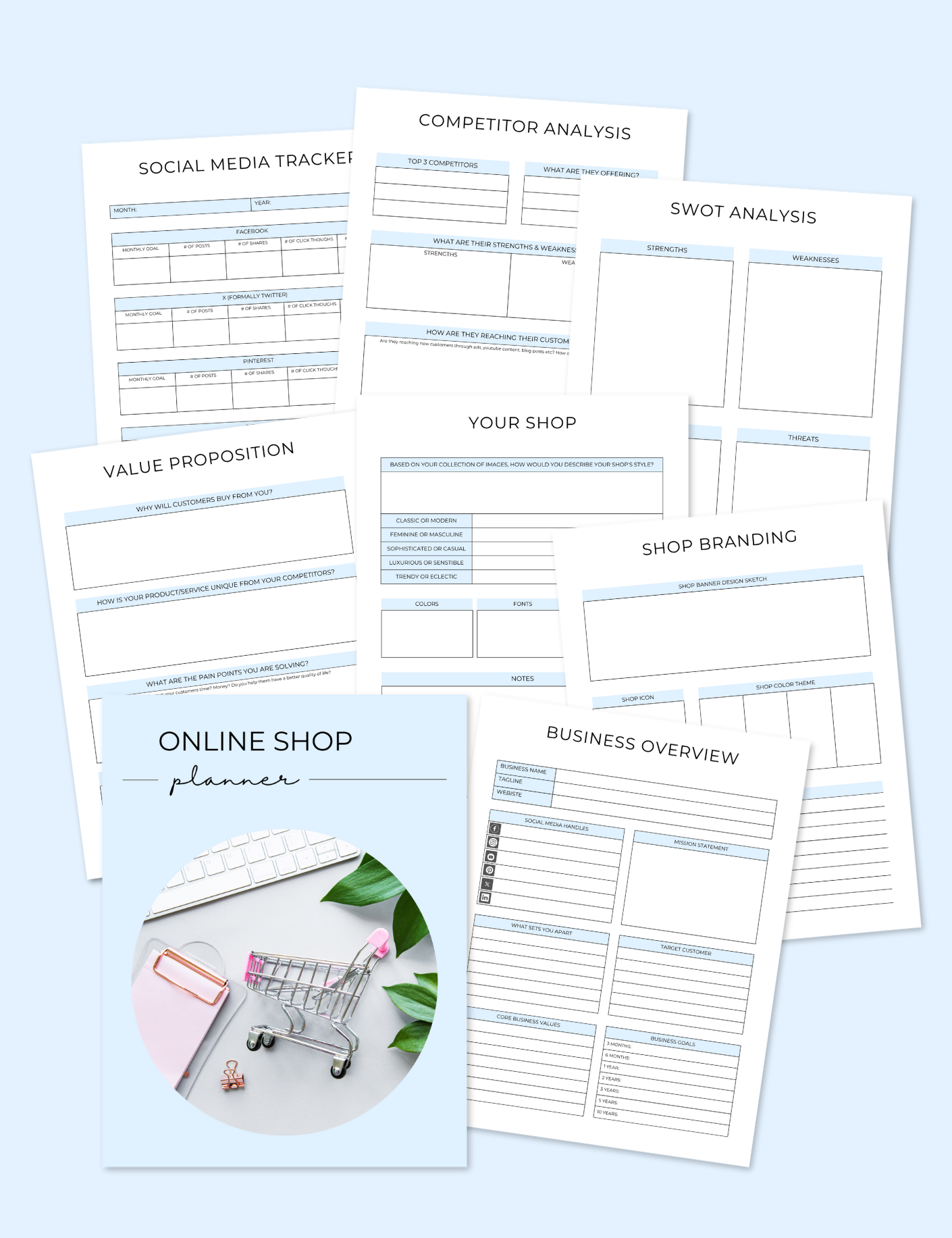 Online Shop Planner
