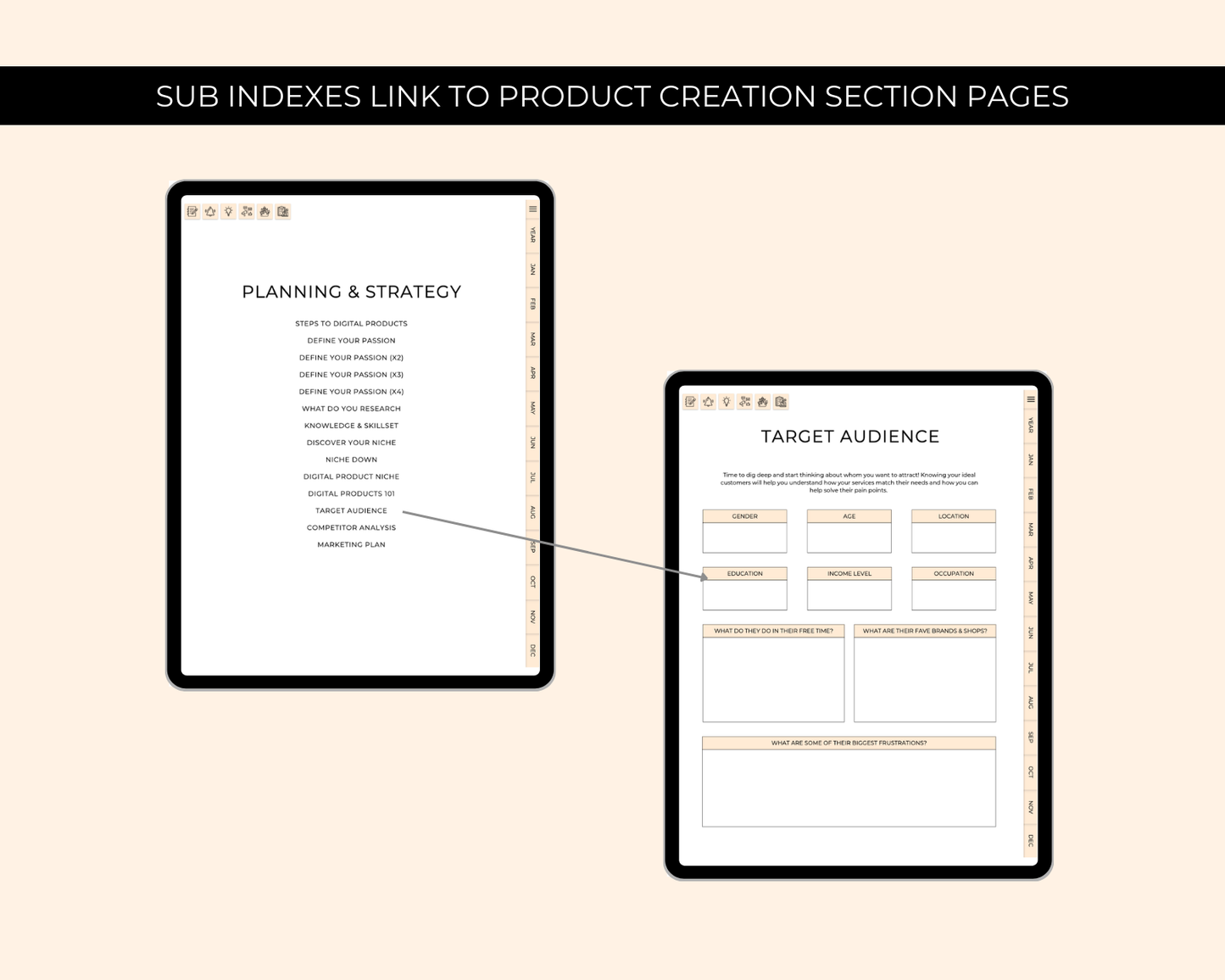 Product Creation Digital Planner