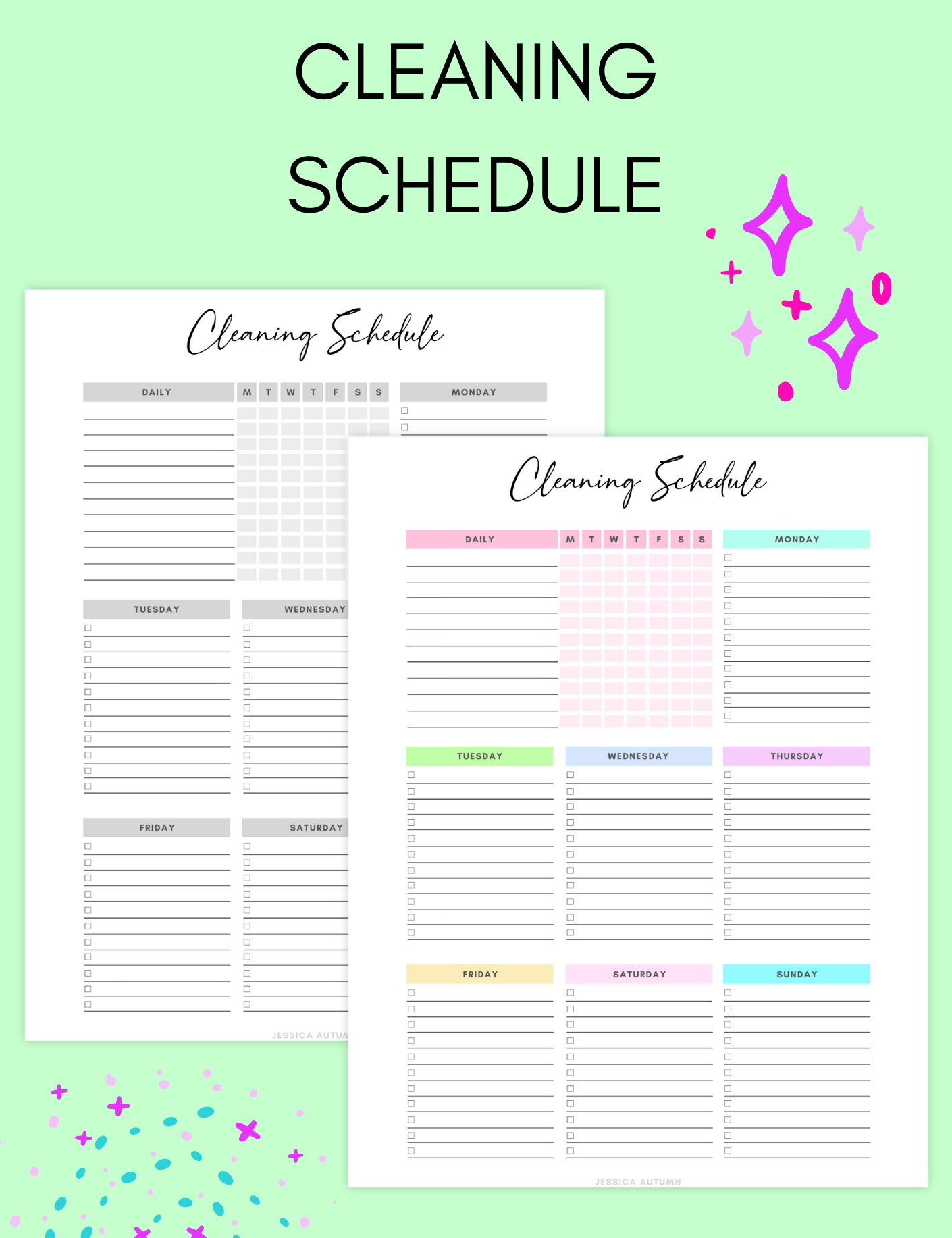 Cleaning Schedule