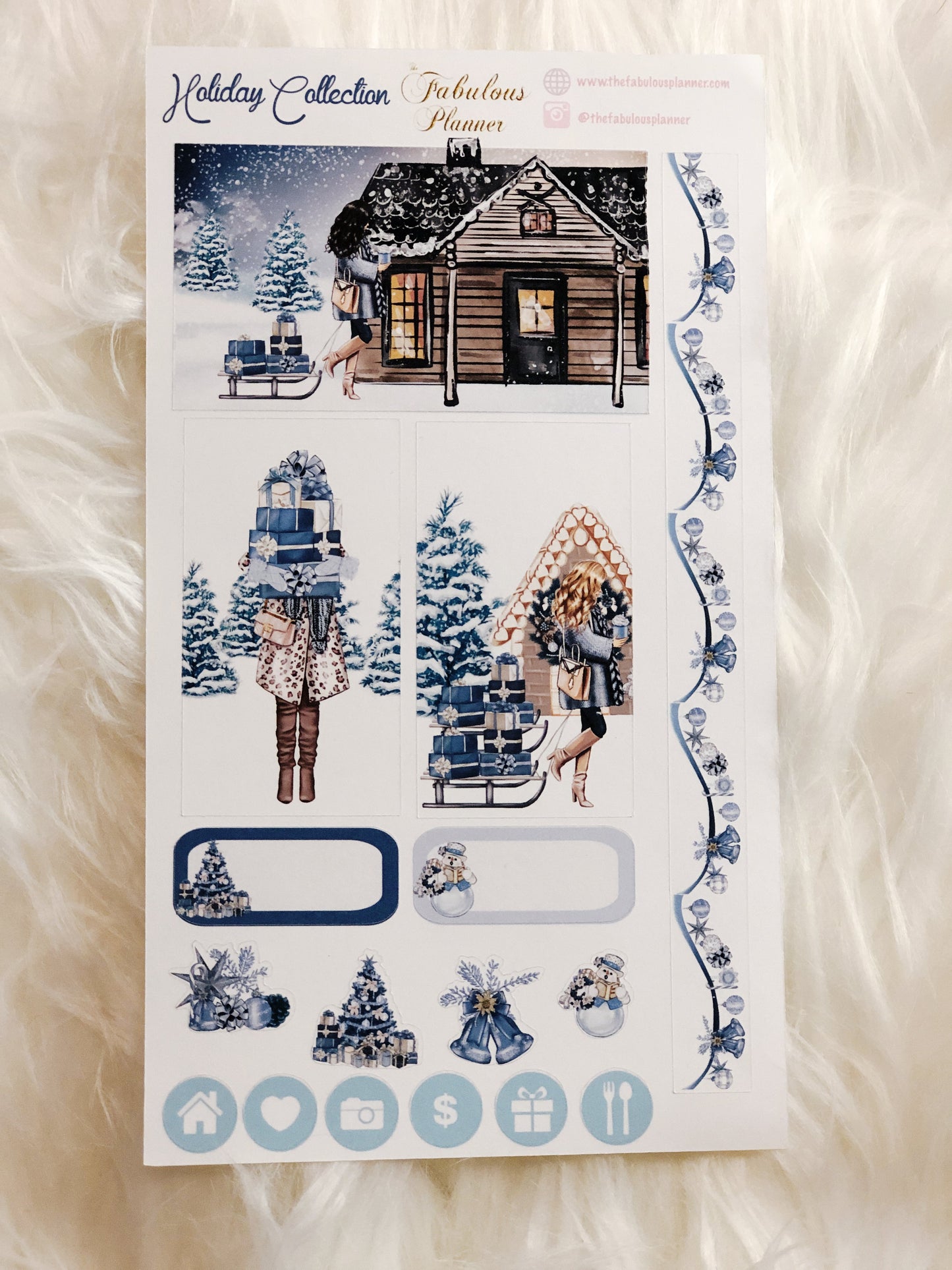 Holiday Magic Matte Stickers - 3 Sheets