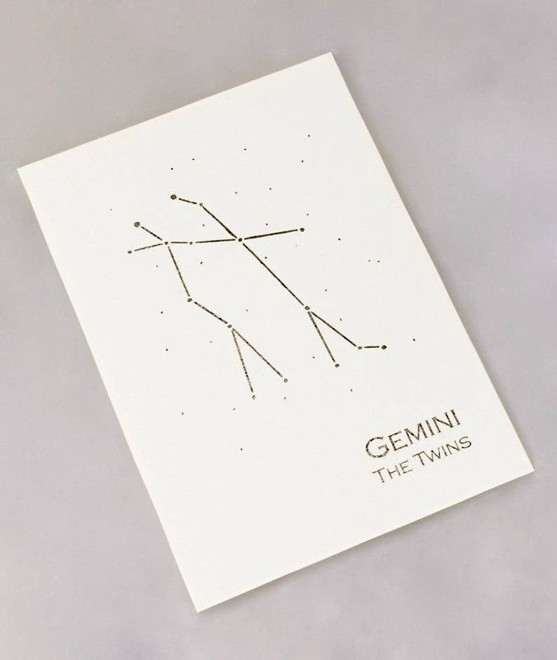 Gemini Constellation Zodiac Art Print