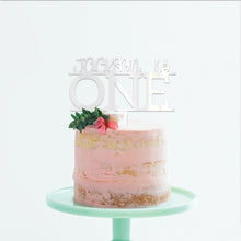 Load image into Gallery viewer, Personalized Baby's First Birthday Cake Topper