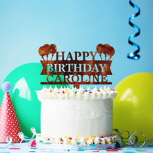 Load image into Gallery viewer, Personalized Balloon Birthday Cake Topper