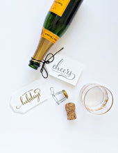 Load image into Gallery viewer, New Years + Cheers Gift Tags
