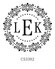 Load image into Gallery viewer, Custom Monogram Stamp CS3392