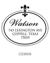 Load image into Gallery viewer, Custom Address Stamp CS3606