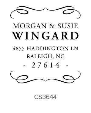 Custom Address Stamp CS3644