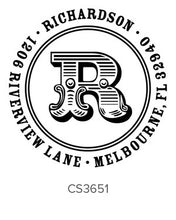 Load image into Gallery viewer, Custom Address Stamp CS3651