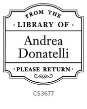 Load image into Gallery viewer, Custom Book Lovers Stamp CS3677
