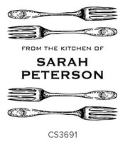 Load image into Gallery viewer, Custom Kitchen + Craft Stamp CS3691