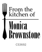 Load image into Gallery viewer, Custom Kitchen + Craft Stamp CS3692