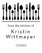 Load image into Gallery viewer, Custom Kitchen + Craft Stamp CS3693
