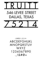 Load image into Gallery viewer, Custom Address Stamp 10001S