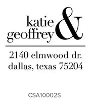 Load image into Gallery viewer, Custom Address Stamp 10002S