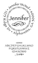 Load image into Gallery viewer, Custom Address Stamp CS3202