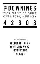 Load image into Gallery viewer, Custom Address Stamp CS3653