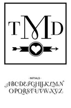 Load image into Gallery viewer, Custom Monogram Stamp CSM10011S