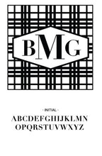 Load image into Gallery viewer, Custom Monogram Stamp CSM10027S