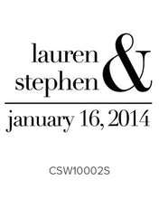 Load image into Gallery viewer, Custom Wedding Stamp CSW10002