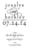 Load image into Gallery viewer, Custom Wedding Stamp CSW10021