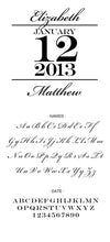 Load image into Gallery viewer, Custom Wedding Stamp CS3617