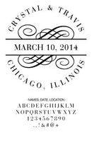 Load image into Gallery viewer, Custom Wedding Stamp CS3626