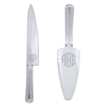 Load image into Gallery viewer, Acrylic Cake Knife & Server Set - Monogram