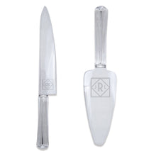 Load image into Gallery viewer, Acrylic Cake Knife & Server Set - Monogram