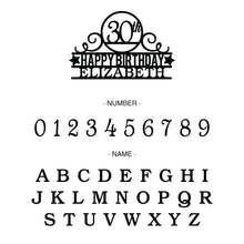 Load image into Gallery viewer, Personalized Birthday Cake Topper