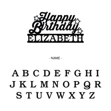 Load image into Gallery viewer, Personalized Happy Birthday Cake Topper