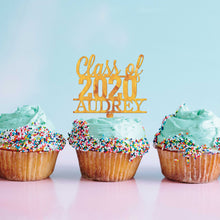Load image into Gallery viewer, Class of Graduation Cupcake Topper

