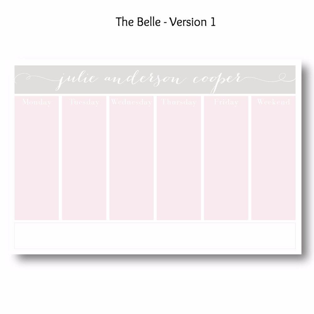 Belle - Personalized Desk Pad