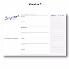 Load image into Gallery viewer, Benjamin - Personalized Desk Pad