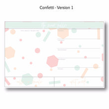 Load image into Gallery viewer, Confetti - Personalized Desk Pad