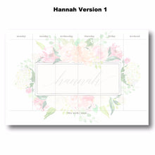 Load image into Gallery viewer, Hannah - Personalized Desk Pad
