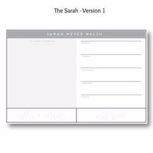 Load image into Gallery viewer, Sarah - Personalized Desk Pad