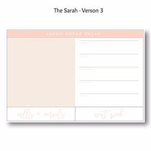 Load image into Gallery viewer, Sarah - Personalized Desk Pad