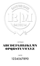 Load image into Gallery viewer, Custom Wedding Embosser 10006