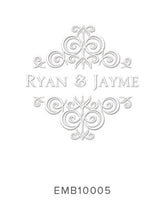 Load image into Gallery viewer, Custom Wedding Embosser 10005