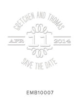 Load image into Gallery viewer, Custom Wedding Embosser 10007