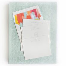 Load image into Gallery viewer, Grand Silk Stationery Box - Seafoam