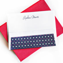 Load image into Gallery viewer, Petite Silk Stationery Box - Magenta