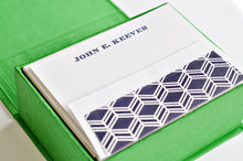 Load image into Gallery viewer, Petite Silk Stationery Box - Green