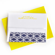 Load image into Gallery viewer, Petite Silk Stationery Box - Yellow