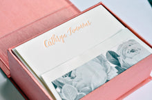 Load image into Gallery viewer, Petite Silk Stationery Box - Blush