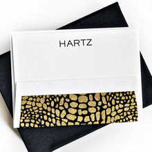 Load image into Gallery viewer, Petite Silk Stationery Box - Black